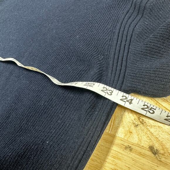 Ted Baker Rashell Cashmere Blend Crew Neck Sweater Navy Blue Size 6 (US 14) EUC - Picture 9 of 10